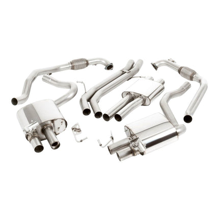 Milltek SSXAU1132 Cat-Back Exhaust for Audi S5 Coupe / Cabriolet (B9, RHD) — Black GT-100
