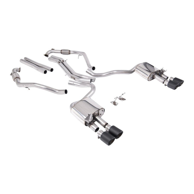 Milltek SSXAU1160 Cat-Back Exhaust for Audi S5 Coupe / Sportback (B9, RHD) — Carbon JET-100