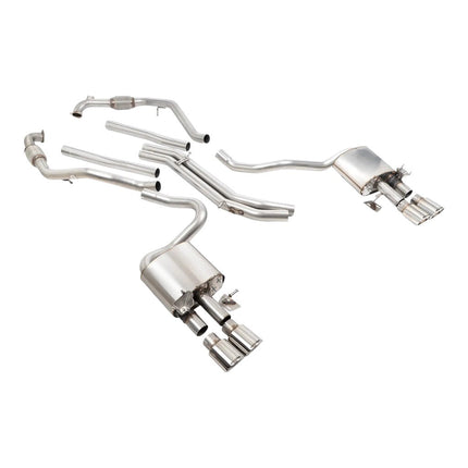 Milltek SSXAU1162 Cat-Back Exhaust for Audi S5 Coupe / Sportback (B9, RHD) — Quad Polished