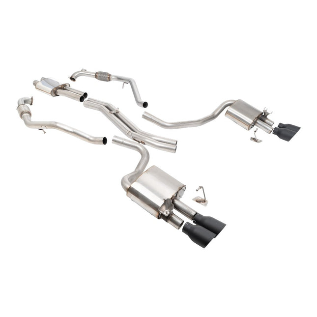Milltek SSXAU1193 Cat-Back Exhaust for Audi S5 Sportback (B9, RHD) — Cerakote GT-100