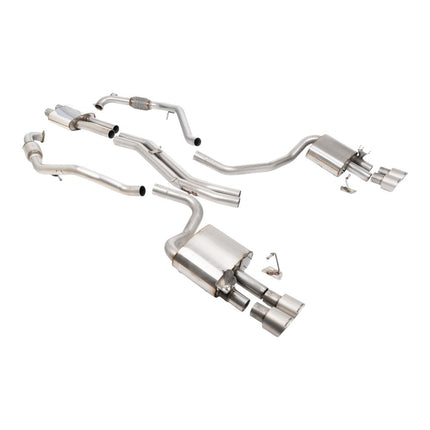 Milltek SSXAU1194 Cat-Back Exhaust for Audi S5 Sportback B9 (Quad GT-100 Titanium)