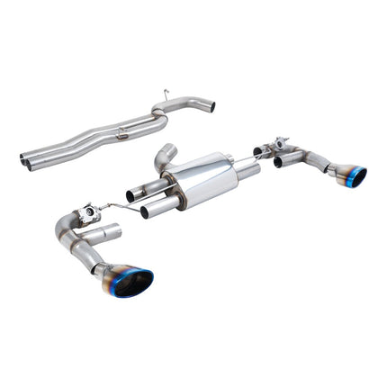 Milltek SSXAU981 Cat-Back Exhaust for Audi RS3 (8V) - Blue Titanium