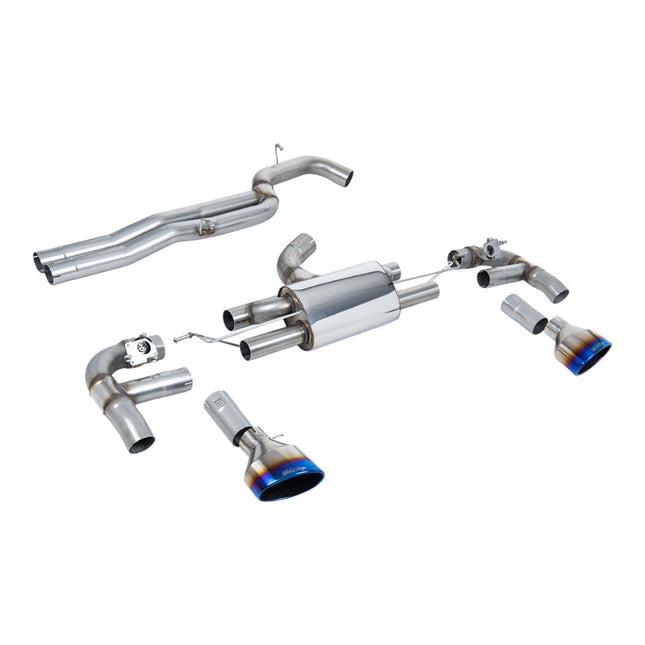 Milltek SSXAU985 Cat-Back Exhaust for Audi RS3 (8V) — Burnt Titanium