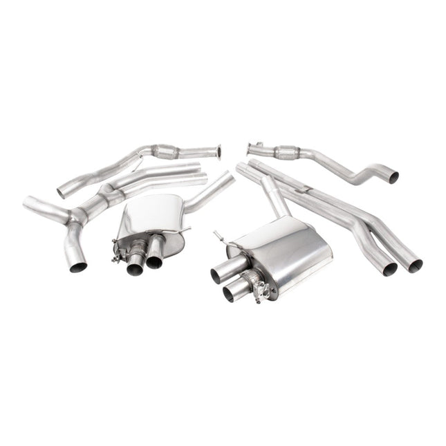 Milltek SSXAU991 Cat-Back Exhaust (Polished Trims) for Audi RS5 Coupe (B9.5) Non-OPF
