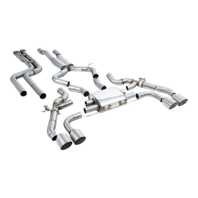 Milltek Sport Downpipe-Back Exhaust with Titanium GT-115 Tips for BMW X3M and X3M Competition Pre-LCI G01 2019 (SSXBM1238)