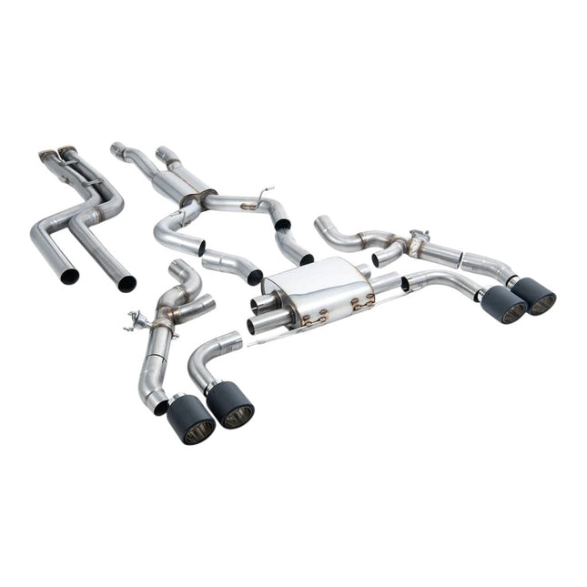 Milltek Sport Downpipe-Back Exhaust with GT-115 Cerakote Tips for BMW X3M and X3M Competition Pre-LCI G01 2019 (SSXBM1239)