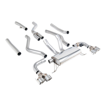 Milltek SSXBM1273 Quad Cat-Back Exhaust for BMW M340i G20