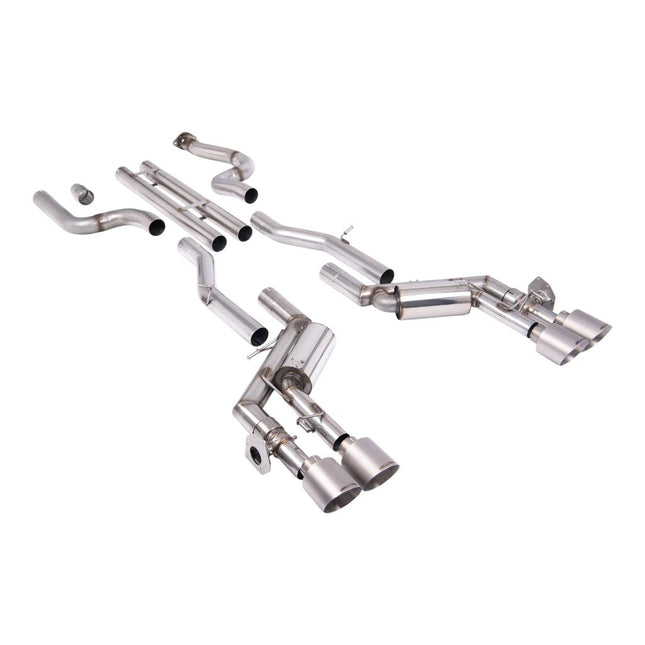 Milltek SSXCH107 Cat-Back Exhaust 2.76" (Brushed Titanium GT-115 Tips) for Chevrolet Camaro SS 6.2L (2016-2024)