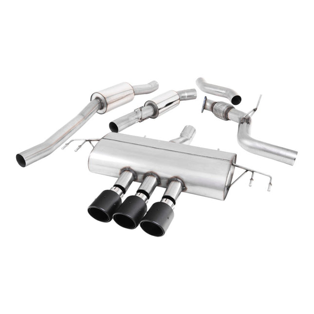 Milltek SSXHO259 Cat-Back Exhaust with Carbon Jet GT-100 Tips for Honda Civic FK7 (Non-OPF/GPF)