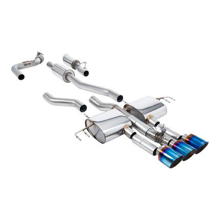 Milltek SSXHO313 Cat-Back Exhaust for Acura Integra Type S (DE5) — Blue Titanium