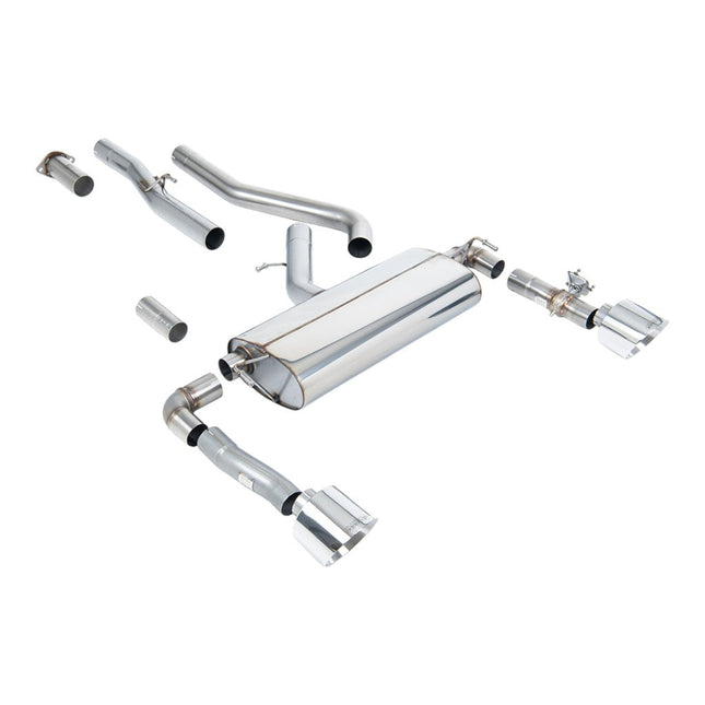Milltek SSXHY171 Filter-Back Exhaust with GT-139 Polished Tips for Hyundai Kona N (2022+)