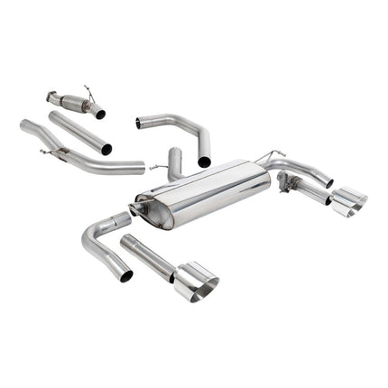 Milltek SSXHY191 Cat-Back Exhaust with Polished GT-139 Tips for Hyundai Elantra N 2.0L (2021+)