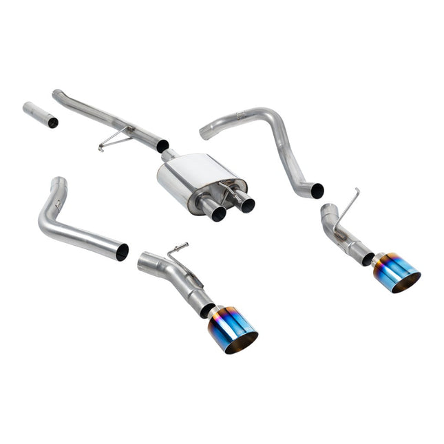 Milltek SSXJP104 Cat-Back Exhaust with Blue Titanium GT-115 Tips for Jeep Gladiator 3.6 JT (2020+)