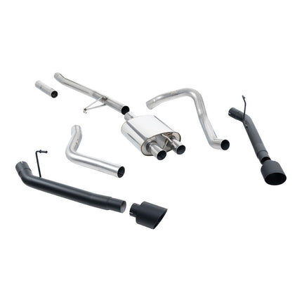 Milltek SSXJP107 Cat-Back Exhaust with Cerakote Black GT-115 Tips for Jeep Gladiator JT (2020+)