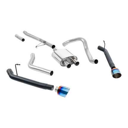 Milltek SSXJP109 Cat-Back Exhaust with Blue Titanium GT-115 Tips for Jeep Gladiator 3.6 JT (2020+)