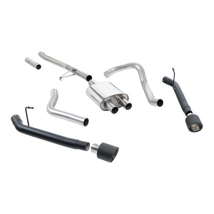 Milltek SSXJP110 Cat-Back Exhaust with Carbon JET-115 Tips for Jeep Gladiator 3.6 JT (2020+)