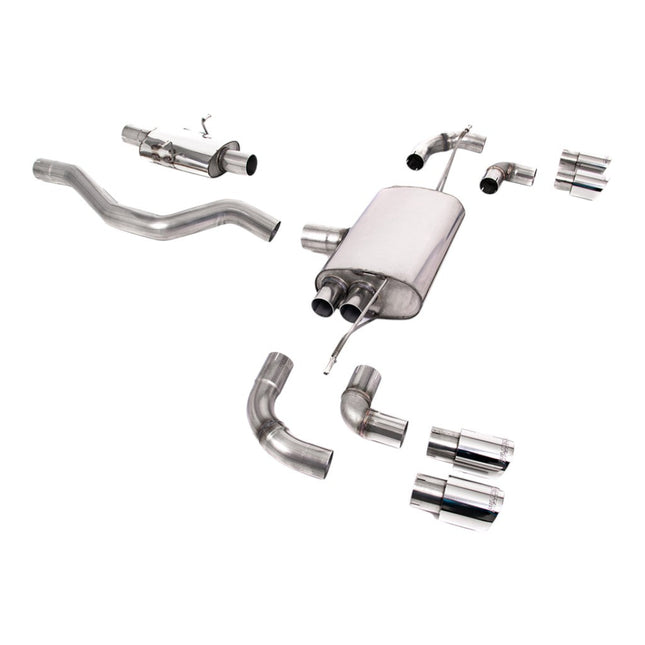 Milltek SSXLR140 Filter-Back Exhaust with Polished GT-90 Tips for Land Rover Defender 90 P300 P400e