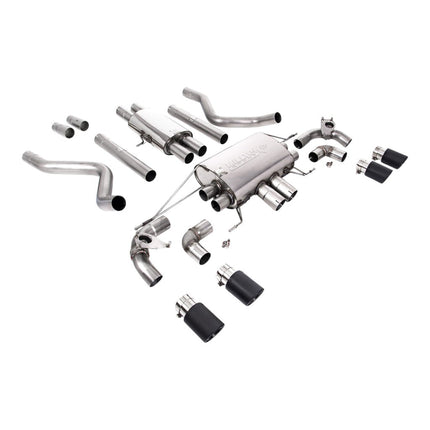 Milltek SSXLR182 Cat-Back Exhaust for Land Rover Defender 110 P525 (Jet-90 Carbon, Non-OPF)