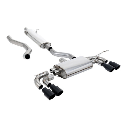 Milltek SSXLR215 Filter-Back Exhaust for Land Rover Defender 130 P300 & P400e (2023+) Black GT90
