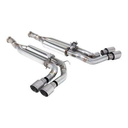Milltek SSXMZ166 Cat-Back Exhaust 2.5" (Brushed Titanium GT-90 Trims) for Mercedes-AMG G63 EU (W463) GPF/OPF
