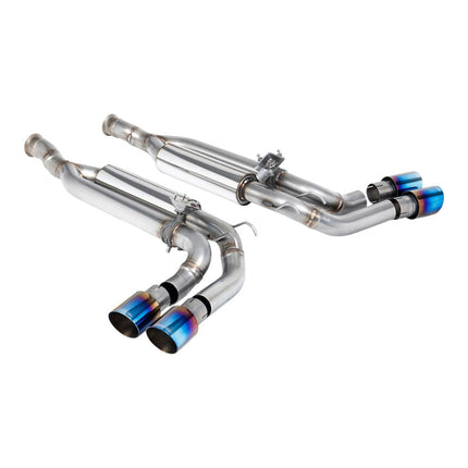 Milltek Sport Cat-Back Exhaust 2.5" (Blue Titanium GT-90 Trims) for Mercedes-Benz G63 EU (W463) GPF/OPF 2019 - SSXMZ167