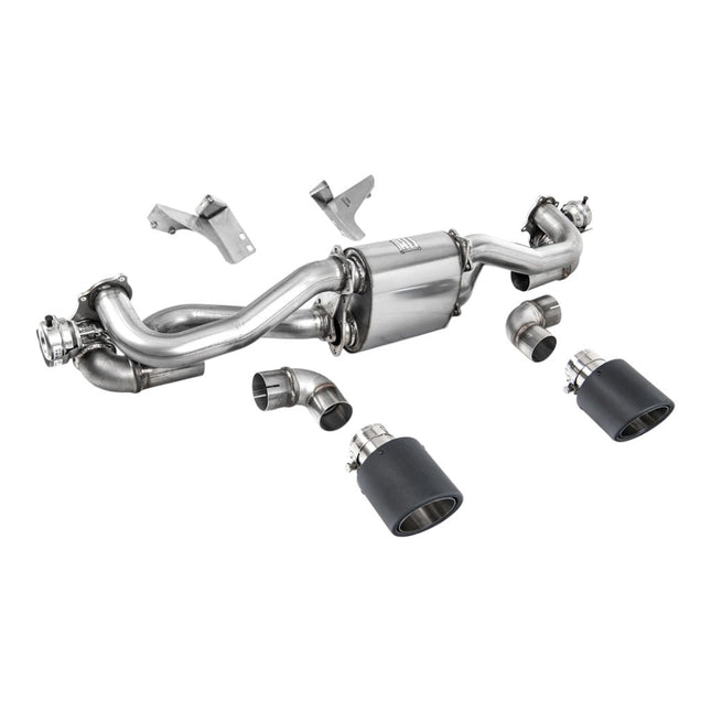 Milltek SSXPO161 Filter-Back Exhaust for Porsche 718 Boxster GTS / Cayman GT4 (Carbon JET-115)