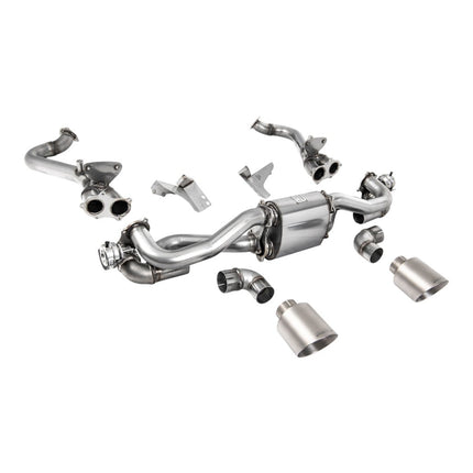 Milltek Sport Cat-Back Exhaust 2.37" (Brushed Titanium GT-115 Trims) for Porsche 718 Boxster GTS / Cayman GT4 2020 - SSXPO186