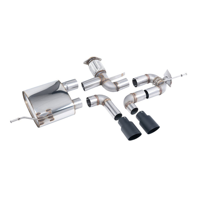 Milltek SSXRN427 Cat-Back Exhaust with Cerakote Black GT-90 Tips for Alpine A110S (2019+)