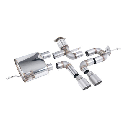 Milltek SSXRN428 Cat-Back Exhaust with Brushed Titanium GT-90 Tips for Alpine A110S (2019+)