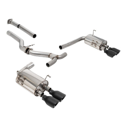 Milltek SSXSB156 Cat-Back Exhaust with GT-100 Cerakote Black Tips for Subaru WRX 2.4T VB (2022+)