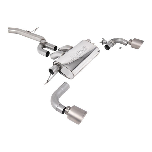 Milltek SSXTY140 Filter-Back Exhaust 2.76" Brushed Titanium GT-115 for Toyota GR Supra 2.0 A90 (2021+)
