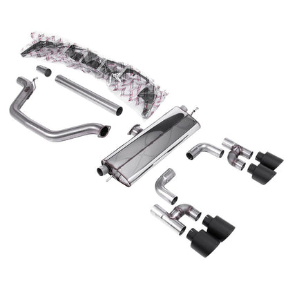 Milltek SSXVW700 Cat-Back Exhaust for VW Golf GTI Mk8 Cerakote Black GT115