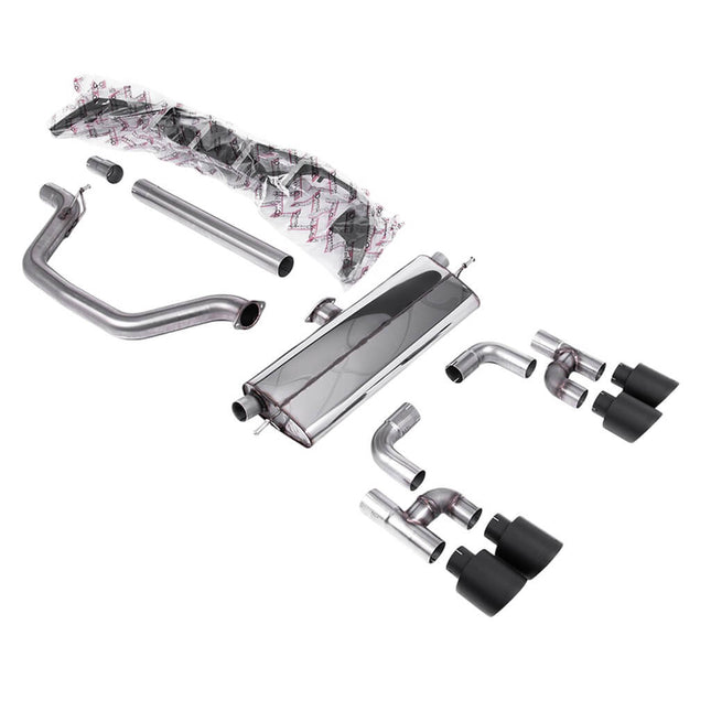 Milltek SSXVW700 Cat-Back Exhaust for VW Golf GTI Mk8 Cerakote Black GT115