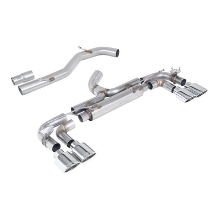 Milltek SSXVW718 Cat-Back Exhaust with Polished Ovals for VW Golf R Mk7