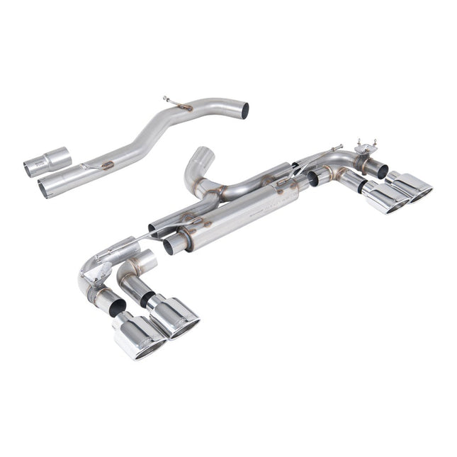 Milltek SSXVW718 Cat-Back Exhaust with Polished Ovals for VW Golf R Mk7