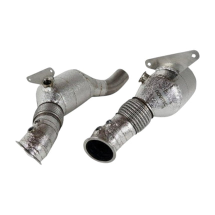 NOVITEC Sport Metal Catalysts, Gold-Plated for Ferrari F8 Spider (F1 444 65)