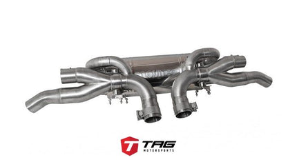Novitec Stainless Steel Exhaust System for Lamborghini Urus - RACE exhaust angle view