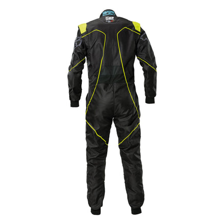 OMP KS-3X ART Karting Suit - Black/Fluo Yellow
