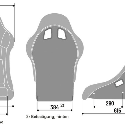 Sparco REV QRT Racing Seat side view