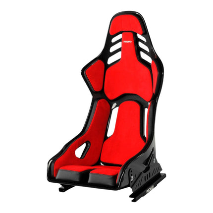 Recaro Podium CF Racing Seat Right Side FIA 8855-1999 Red Alcantara Black Leather Size M (078.31.2B23)