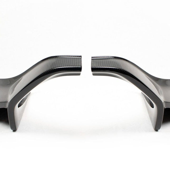 RENNtech Carbon Fiber Rear Diffuser Attachments for Mercedes-AMG GT R C190 2018-2020, image 1