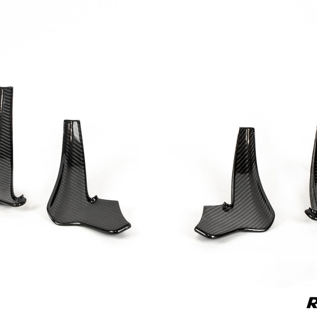 RENNtech Carbon Fiber Front Canards for Mercedes-AMG GT R C190, image 1