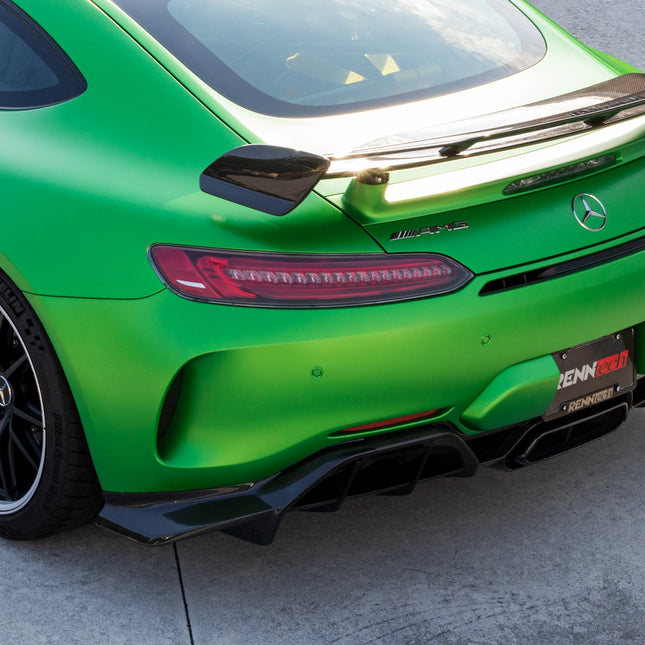 RENNtech Carbon Fiber Rear Wing Lip with End Plates for Mercedes-AMG GT R C190, image 13