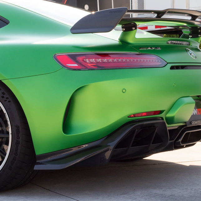 RENNtech Carbon Fiber Rear Wing Lip with End Plates for Mercedes-AMG GT R C190, image 14