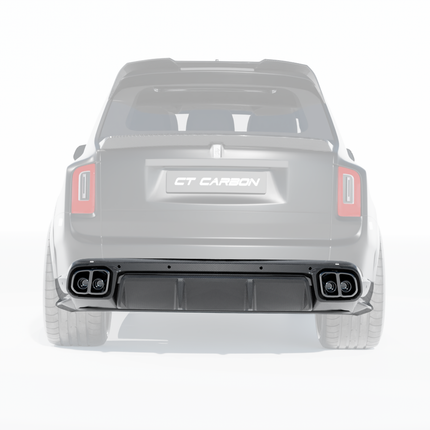 Rolls Royce Cullinan Carbon Fibre Diffuser fitted