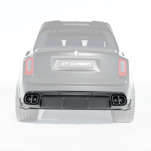 Rolls Royce Cullinan Carbon Fibre Diffuser fitted