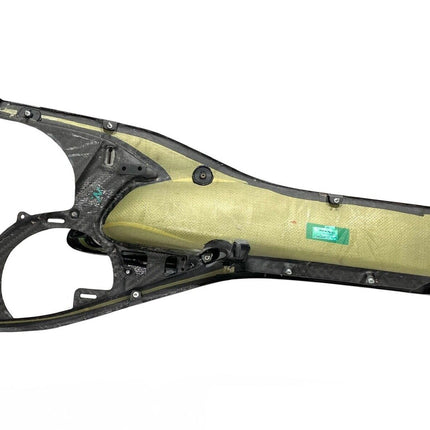 Ferrari 812 Superfast GTS Central Medallion Door Trim, Left Hand, Carbon Fiber, OEM, Part Numbers: 88928300/775511