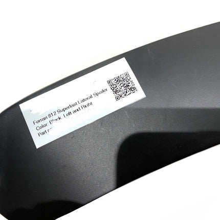 Ferrari 812 Superfast Left Side Spoiler, OEM, Part Number: 88769900