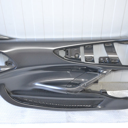 Ferrari SF90 Stradale Door Trim Cover, Carbon Fiber, Left and Right, OEM, Part Number: 876212, 876167