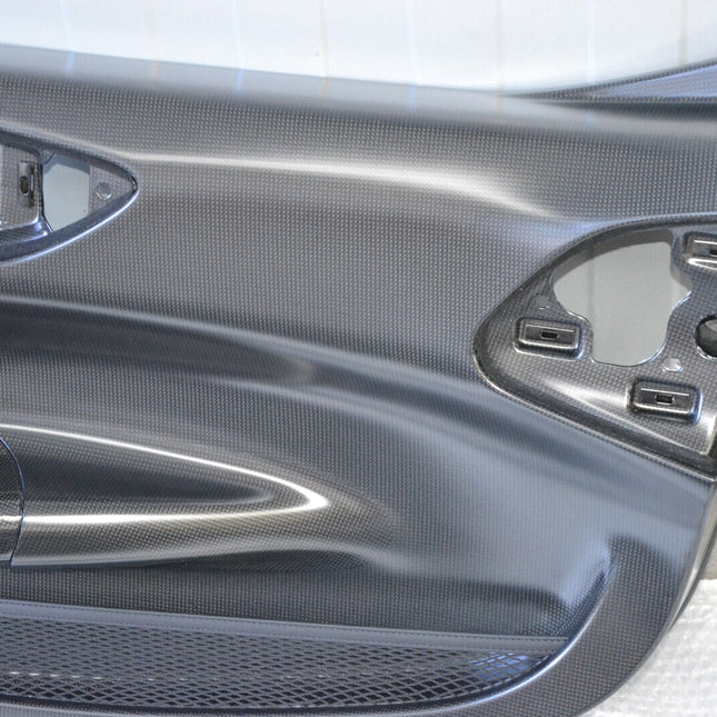 Ferrari SF90 Stradale Door Trim Cover, Carbon Fiber, Left and Right, OEM, Part Number: 876212, 876167